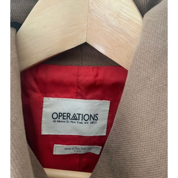 Operations NYC twill and leather jacket - Picture 6 of 6